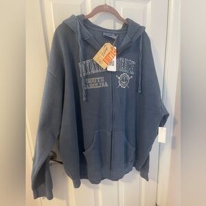Vintage Navy Myrtle Beach Zip-Up Hoodie 2x